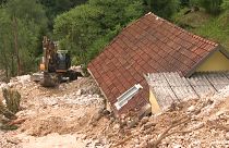 Una riada en Eslovenia provoca un corrimiento de tierras
