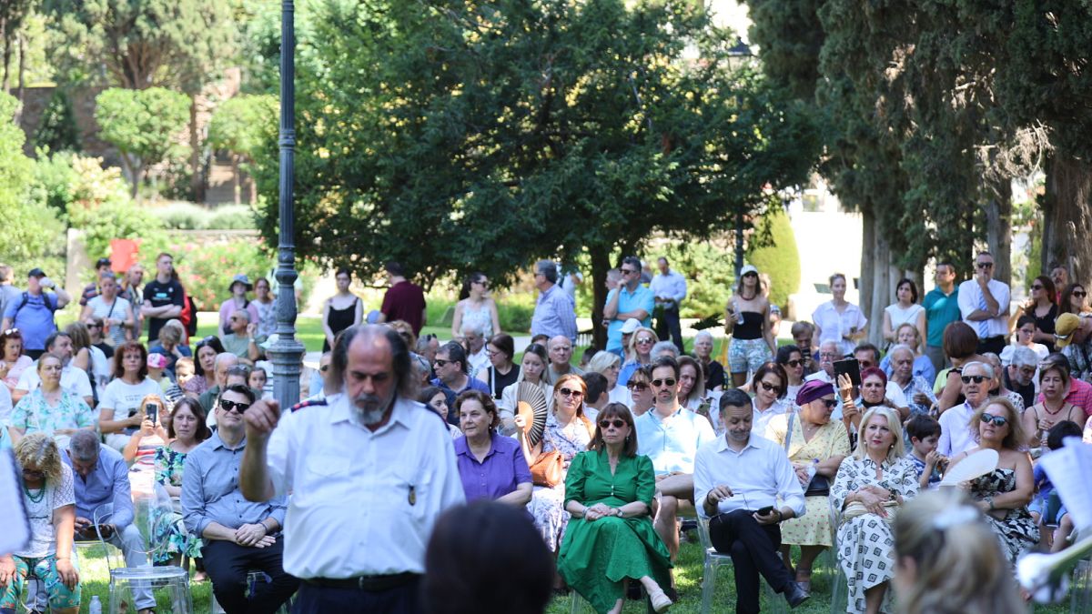 Εκδήλωση στον κήπο του προεδρικού μεγάρου