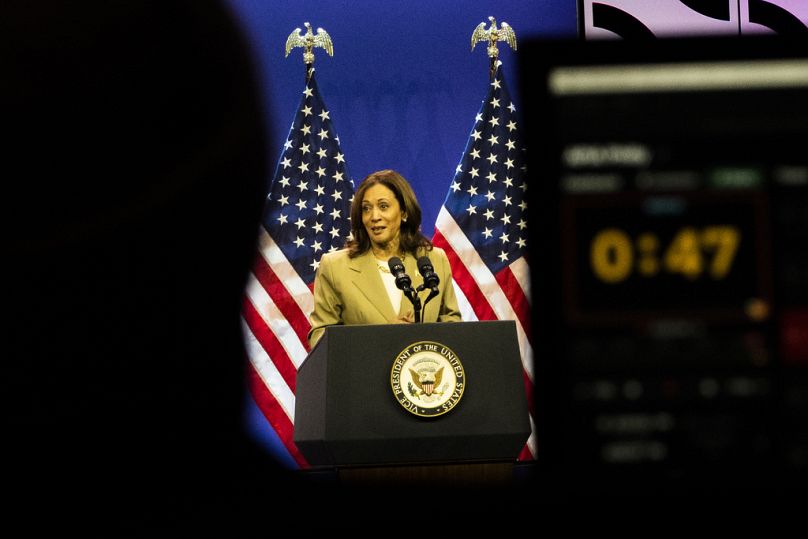 Kamala Harris, a potencial 47ª presidente dos EUA.