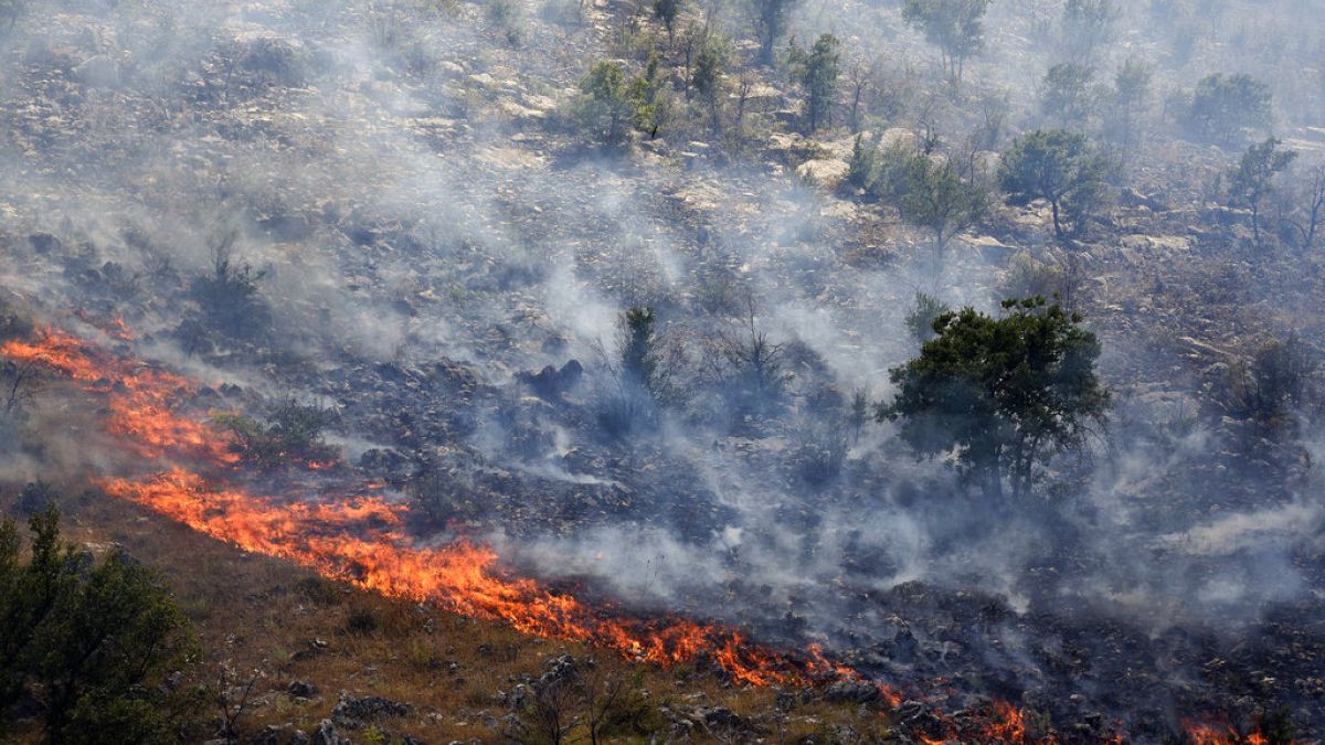 Βόρεια Μακεδονία: Μαίνεται η πυρκαγιά στο όρος Σέρτα, δεκάδες ακόμα εστίες ενεργές