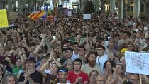 Des milliers de personnes manifestent contre le surtourisme à Palma, 21 juillet 2024
