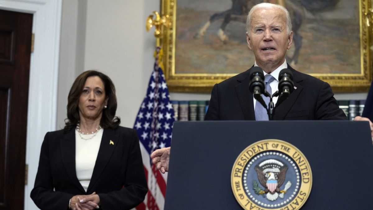 ABD Başkanı Joe Biden ve Başkan Yardımcısı Kamala Harris, Washington, 14 Temmuz 2024.