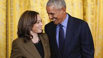 Barack and Michelle Obama endorse Kamala Harris