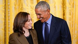 باراک اوباما و کامالا هریس