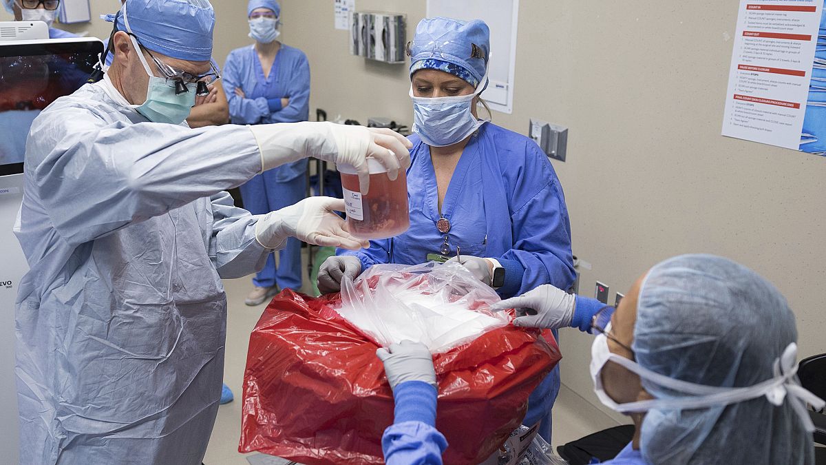 Une opération de transplantation