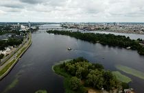 Children from Ukraine are able to explore the Daugava river in Latvia this summer