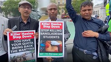 تظاهرات همبستگی با جنبش بنگلادش در لندن