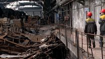 Une centrale thermique détruite dans l'ouest de l'Ukraine