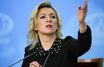 Maria Zaharova orosz külügyi szóvivő Moszkvában