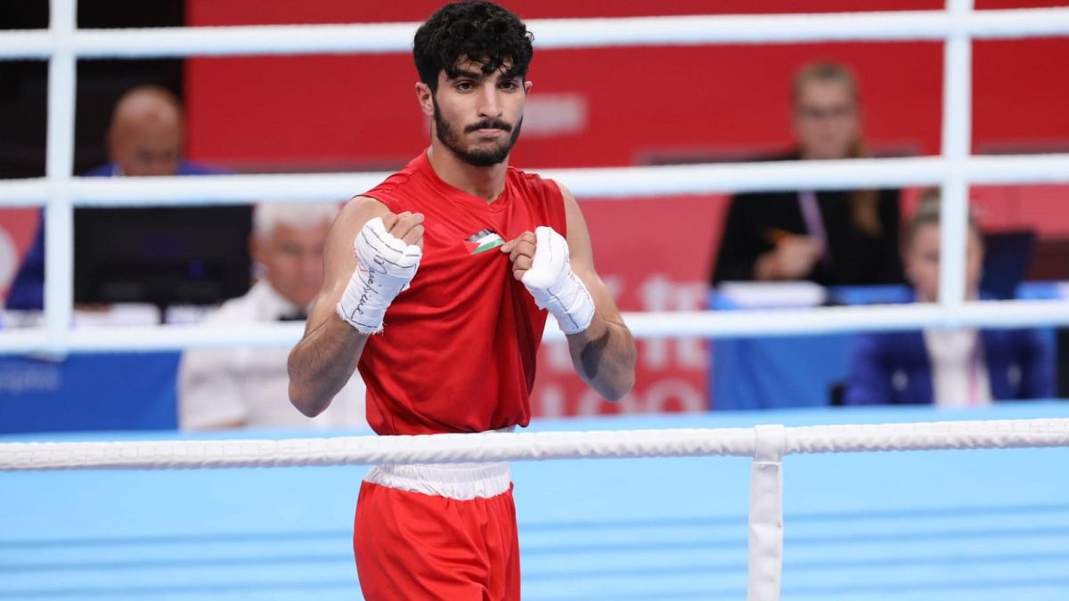 Le boxeur palestinien Waseem Abu Sal