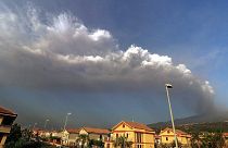 Erupción del cráter Voragine del Etna, 4 de agosto de 2024. 