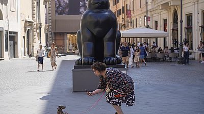 L'artiste colombien Botero est célébré avec une exposition de sculptures en plein air à Rome
