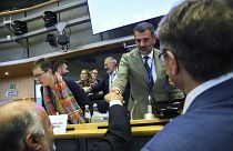Newly elected chair Antonio Decaro takes his place at the head of the European Parliament's environment committee