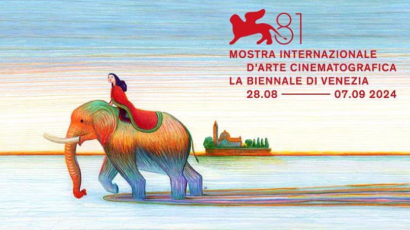 Cartel de la 81 edición del Festival de Cine de Venecia.