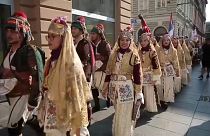 مهرجان للرقص الفولكوري في ساراييفو البوسنية