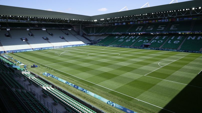 Le stade Geoffroy-Guichard à Saint-Etienne, France, mardi 23 juillet 2024.