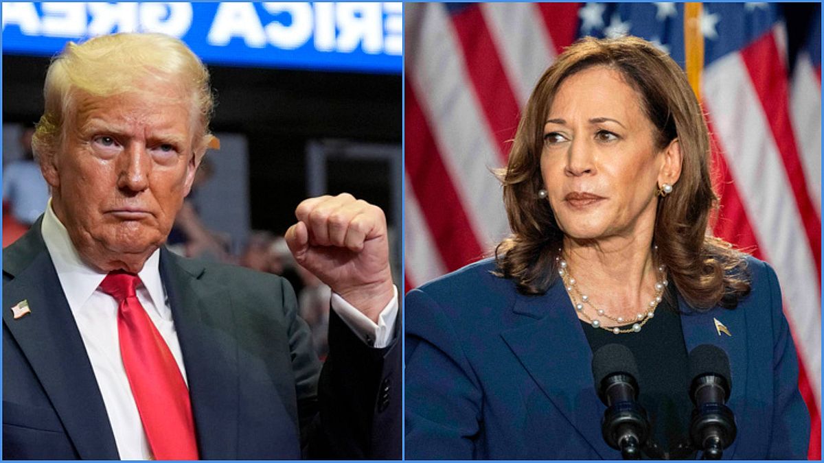 Donald Trump és Kamala Harris