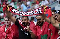 Болельщики Марокко на матче с Аргентиной
