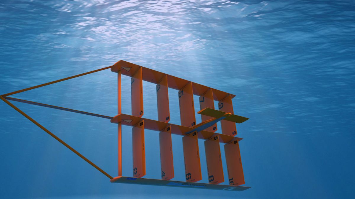 SeaQurrent's patented multi-wing TidalKite