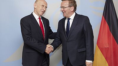 A brit és a német védelmi miniszter találkozója Berlinben