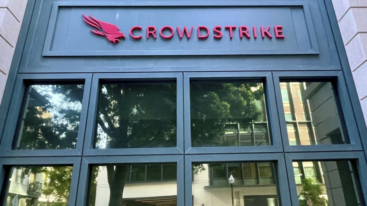 Siber güvenlik şirketi CrowdStrike'ın Sunnyvale'de bulunan ofisi, Kaliforniya, 19 Temmuz 2024.