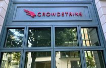 Siber güvenlik şirketi CrowdStrike'ın Sunnyvale'de bulunan ofisi, Kaliforniya, 19 Temmuz 2024.