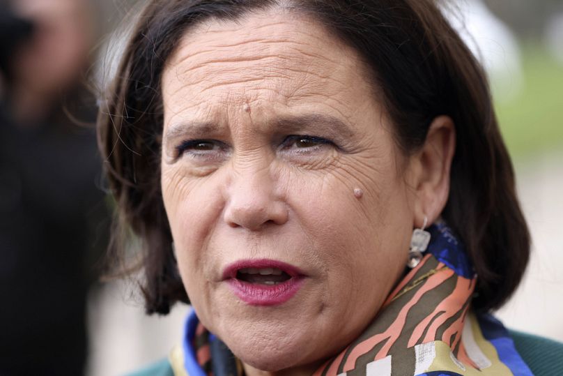 Sinn Fein leader Mary Lou McDonald.