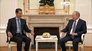 Le président russe Vladimir Poutine a reçu mercredi soir à Moscou son homologue Bachar al-Assad