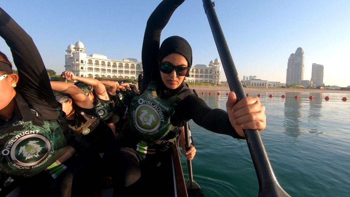 Watch: Qatar’s cancer survivor paddles towards dragon boat success