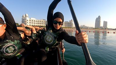 Watch: Qatar's cancer survivor paddles towards dragon boat success