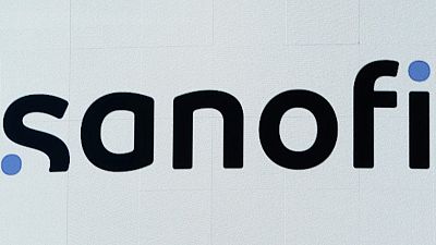 The Sanofi logo is seen at the Vivatech show in Paris, France, June 15, 2022. 