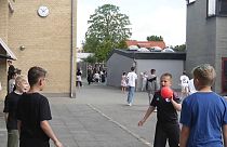 Προαύλιος χώρος σχολείου στη Δανία