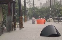 تخلیه ساکنان از مناطق طوفان و سیل زده تایوان