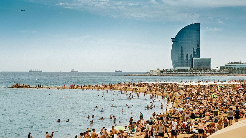 Barcelona is suffering from tourist overcrowding.