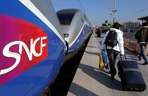 Archives : un TGV de la SNCF en novembre 2015.