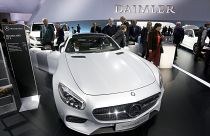 Mercedes logo on company website