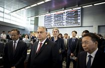 Orbán Viktor miniszterelnök a Kínai Ipari és Kereskedelmi Bank (ICBC) vezetőivel folytatott tárgyaláson Pekingben 2023. október 18-án