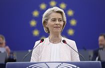 Avrupa Komisyonu Başkanı Ursula von der Leyen, Strazburg, 18 Temmuz 2024. 