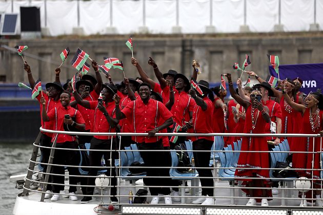 Olympics opening ceremony gets underway along the Seine River in Paris
