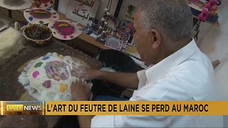 L'artisanat du feutre de laine se perd au Maroc