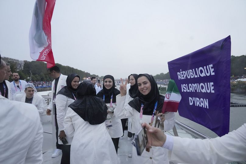 کاروان ایران در مراسم افتتاحیه المپیک