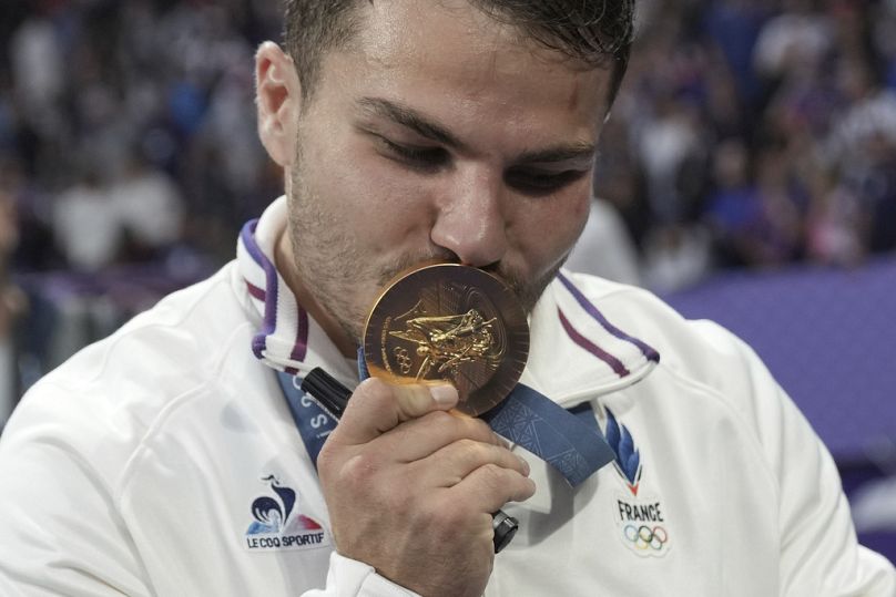 Antoine Dupont, au Stade de France, le 27 juillet 2024