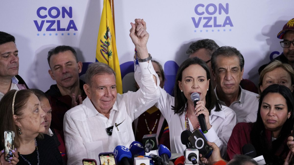 María Corina Machado y Edmundo González