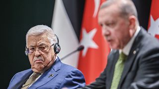 Abbas (solda) ve Erdoğan (Arşiv)