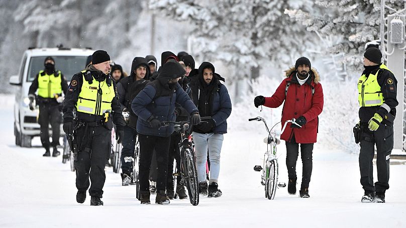 Im November 2023 kamen überdurchschnittlich viele Migranten über Russland nach Finnland.