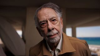 Director Francis Ford Coppola poses for portrait photographs for the film 'Megalopolis', at the 77th international film festival, Cannes,  17 May 2024. 