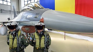 Caças F-16 na Roménia