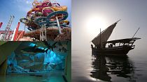 Un tuffo nel blu—il parco acquatico del Qatar, gli squali balena e l'arte della costruzione dei dhow