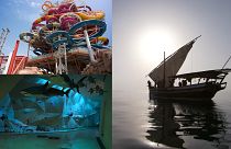 Un tuffo nel blu—il parco acquatico del Qatar, gli squali balena e l'arte della costruzione dei dhow