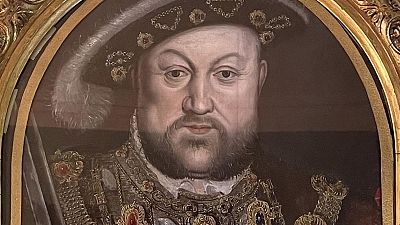 The portrait of King Henry VIII dates back to the 1590s